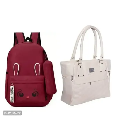 Womens Hand bag backpack combo pack-thumb0