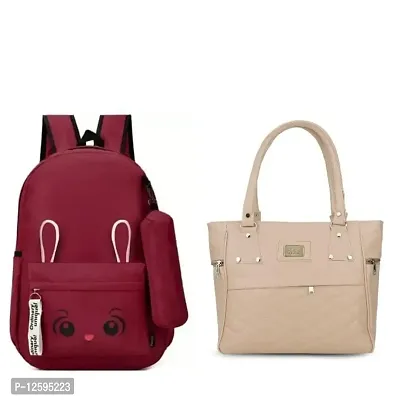 Womens Hand bag backpack combo pack