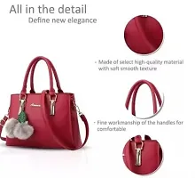 Womens PU leather handbags, shoulder bag purse with long strap, hand held bag Latest collection-thumb2