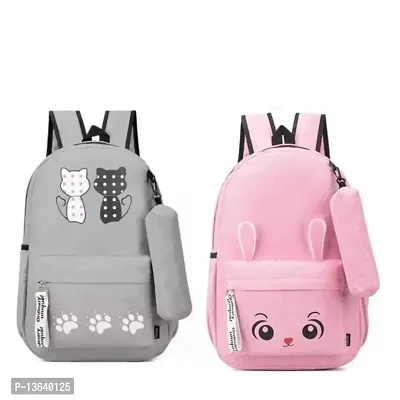 Women Backpack Combo Of backpack for office, tuition with Keychain