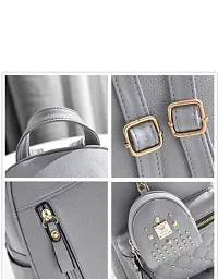 women's stylish multicolor handbags  backpacks combo set-thumb1