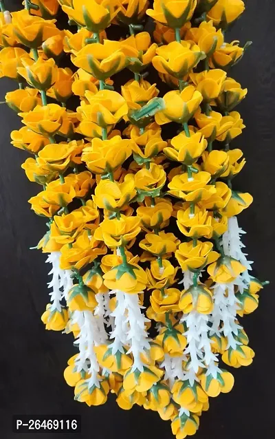 5Ft Artificial Velvet Roses Garland String, Duplicate Roses Chain For Decoration