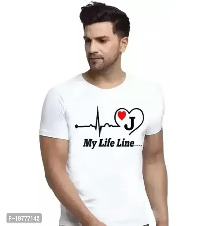 Stylish Fancy Polyester Printed Round Neck T-Shirts For Men