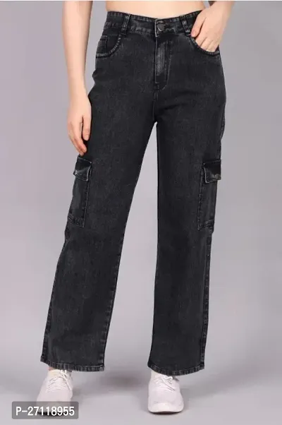 Classic Denim Solid Jeans for Women