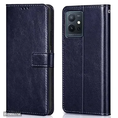 Stylish Solid Flip Cover for Vivo T1 5g
