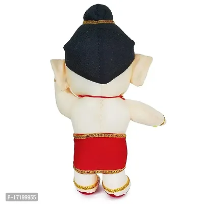Jangra Stylish Gift Cute Indian God Ganesh Ji Stuffed Soft Plush Toy 24 cm-thumb3