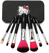 Jangra 7pcs Makeup Brush Set With Tya 6155 Makeup Kit + 2 Pc Blender Puff and 3in1 (Kajal+mascara+eyeliner) Combo (Pack of 6)-thumb2