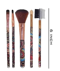 Jangra Makeup Brush Set For Women And Girls Set Of 5 Pcs Pack Of 1-thumb1