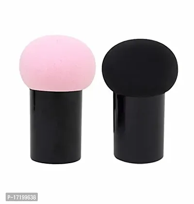 Jangra Mushroom Head Beauty Blender Soft Powder Puff For Makeup,Foundation Bledner (Pack of 2) Multicolor