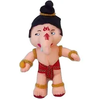 Jangra Stylish Gift Cute Indian God Ganesh Ji Stuffed Soft Plush Toy 24 cm-thumb1