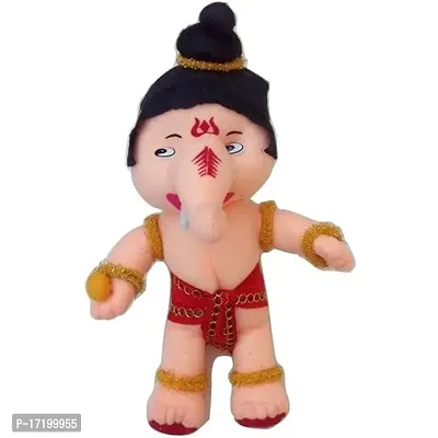 Jangra Stylish Gift Cute Indian God Ganesh Ji Stuffed Soft Plush Toy 24 cm-thumb2