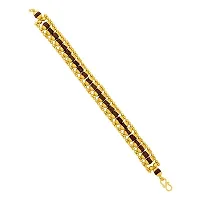 Jangra gold Plated Beaded Rudraksha Bracelet for Men and Women- Shree Shyam Gems  Jewellery (Gold-1)-thumb2