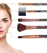 Jangra Makeup Brush Set For Women And Girls Set Of 5 Pcs Pack Of 1-thumb3