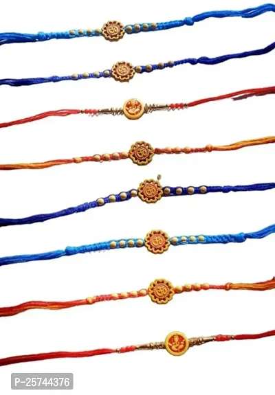 Beautiful Rakhi For Men And Kids-Pack Of 8