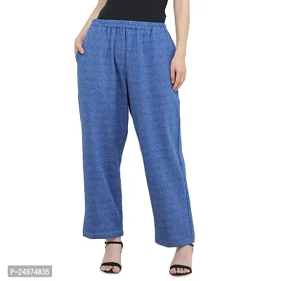 Women's Winter Fleece Pajama Pants Elastic Waist Fuzzy Plush
