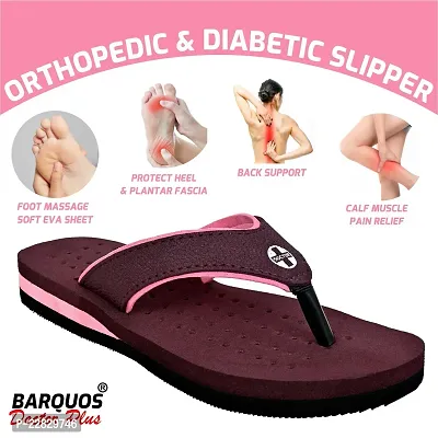 Doctor Slippers for Women orthopedic Diabetic Pregnancy Flat-thumb0