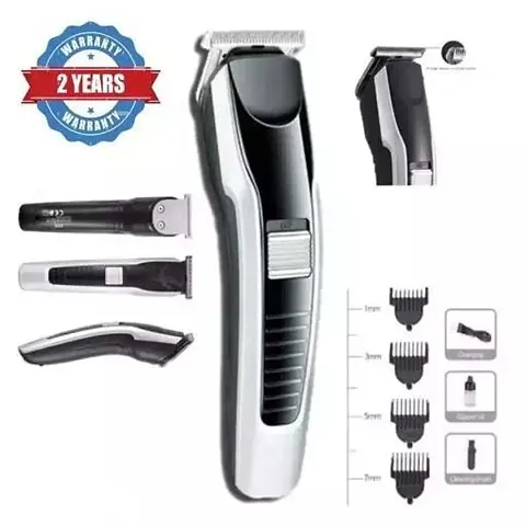 AZANIA HTC AT-528 Rechargeable Hair Trimmer For Men With T Shape Precision Multipack