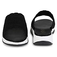 Fashion Women's Wedges Sandal Casual Wear Heel Sandal (Black7)-thumb4