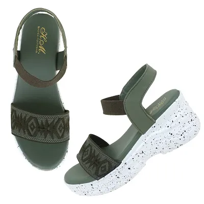 Wedges OLIVE Stylish  For Women