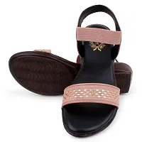 Classy Solid Synthetic Leather Sandals for Women-thumb1