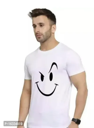 Trendy Men Polyester Round Neck T-Shirt-thumb0