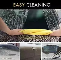 Microfiber Cloth for Car Cleaning (600 GSM, Pack of 6, 30x40 cm, Multi-Colour) Double Sided, High Density, Extra Thick Plush Towel for Car Detailing, Cleaning, Washing and Polishing-thumb3