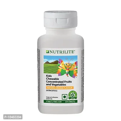 Amway Kids Chewable Concentrated Fruits and Vegetables (60 Tablets )-thumb0