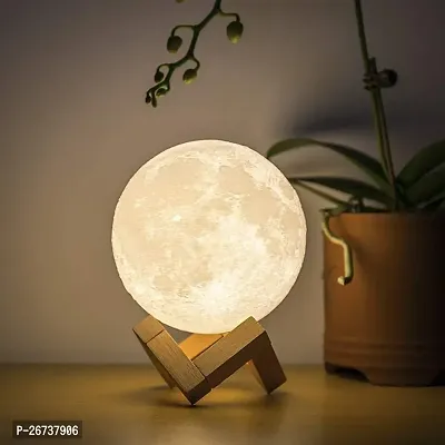 Decorativehut 3D Moon lamp for Bedroom | 7 Color Changing Moon Lamp for Home | Touch Sensor Color Changing Funtionality | Beautiful Indoor Lightning