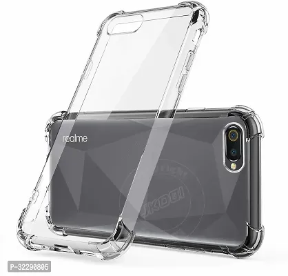 Stylish Back Cover For Realme C2 Transparent Shock Proof Pack Of 1-thumb0