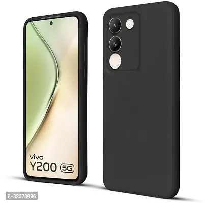 Back Cover For Vivo Y200 5G Black Pack Of 1-thumb0