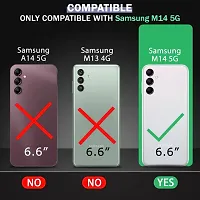 Bumper Case For Samsung Galaxy M14 5G Transparent Grip Case Pack Of 1-thumb1