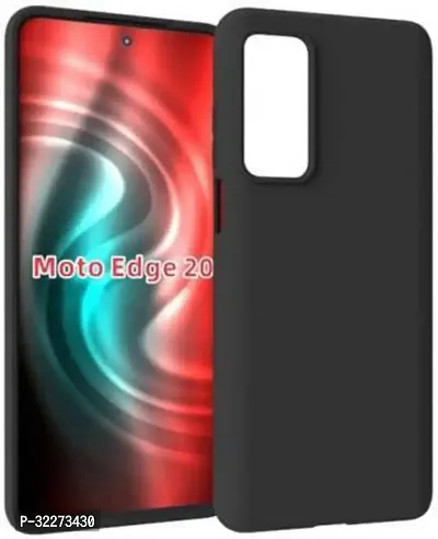 Back Cover For Motorola Moto Edge 20 Black Grip Case Pack Of 1-thumb0