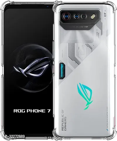 Bumper Case For Asus Rog Phone 7 Transparent Grip Case Pack Of 1-thumb0