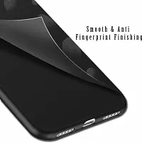 Stylish Back Cover For Vivo X80 Black Grip Case Silicon Pack Of 1-thumb2