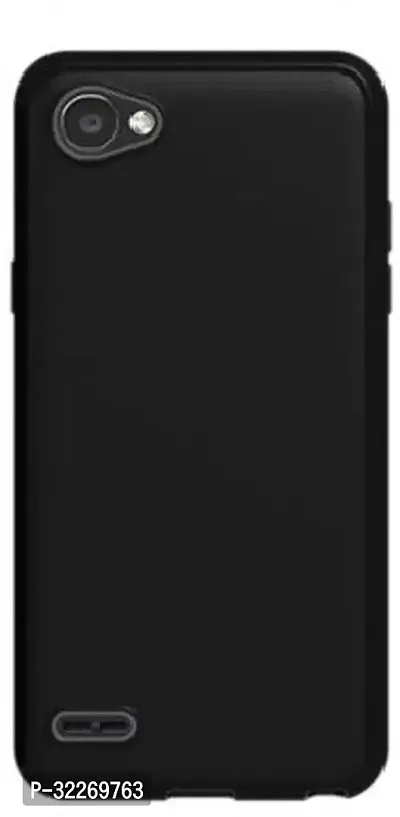 Back Cover For Lg Q6 Plus Black Shock Proof Pack Of 1-thumb0