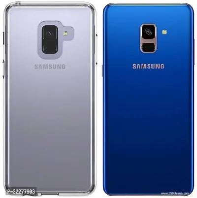 Back Cover For Samsung Galaxy A8 Plus 20186.00 Inches Transparent Shock Proof Silicon Pack Of 1-thumb0