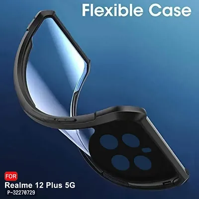 Back Cover For Realme 12 Pro 5G Realme 12 Pro Plus 5G Ip Black Grip Case Pack Of 1-thumb2