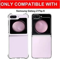 Back Cover For Samsung Galaxy Z Flip6 5G Transparent Shock Proof Pack Of 1-thumb2