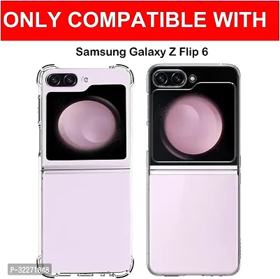 Back Cover For Samsung Galaxy Z Flip6 5G Transparent Shock Proof Pack Of 1-thumb3