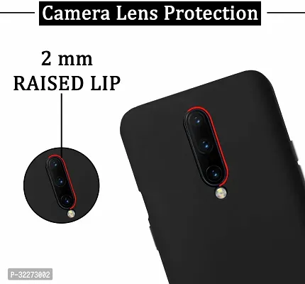 Back Cover For Oneplus 7 Pro Black Grip Case Silicon Pack Of 1-thumb2