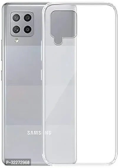 Back Cover For Samsung Galaxy M32 Transparent Shock Proof Silicon Pack Of 1