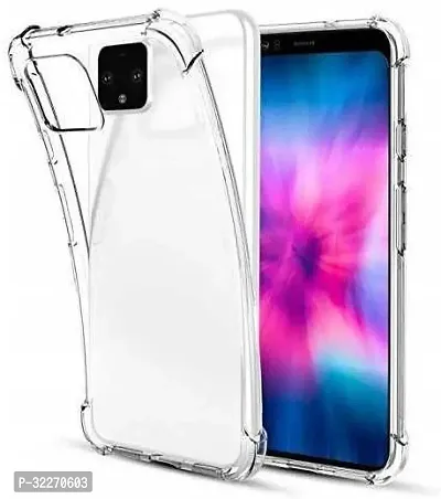 Back Cover For Google Pixel 4Xl Transparent Shock Proof Silicon Pack Of 1-thumb0