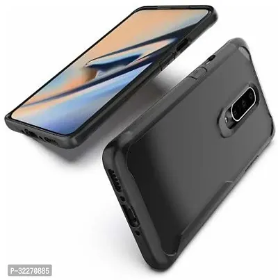 Back Cover For Oneplus 7 Pro Black Rugged Armor Pack Of 1-thumb0