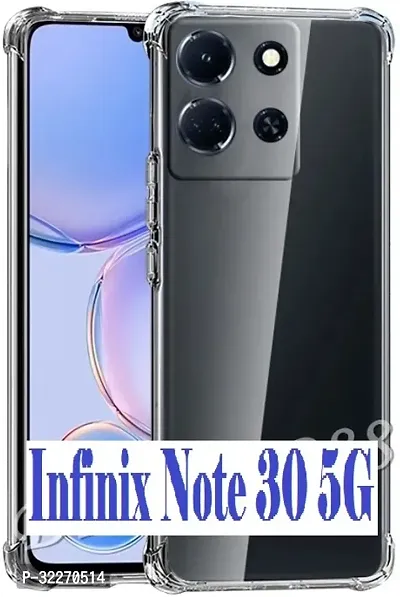 Back Cover For Infinix Note 30 5G Transparent Shock Proof Silicon Pack Of 1-thumb0