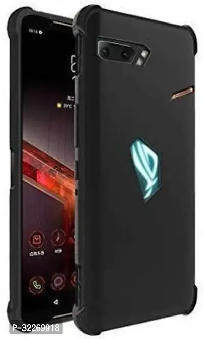 Back Cover For Asus Rog Phone 2 Black Grip Case Pack Of 1