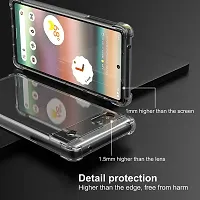 Bumper Case For Google Pixel 6A Transparent Shock Proof Silicon Pack Of 1-thumb1