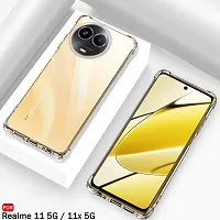 Bumper Case For Realme 11X 5G Transparent Shock Proof Silicon Pack Of 1-thumb3