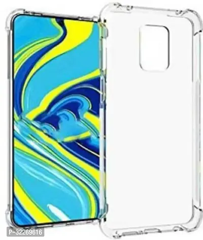 Bumper Case For Mi Redmi Note 9 Pro Transparent Shock Proof Silicon Pack Of 1-thumb0