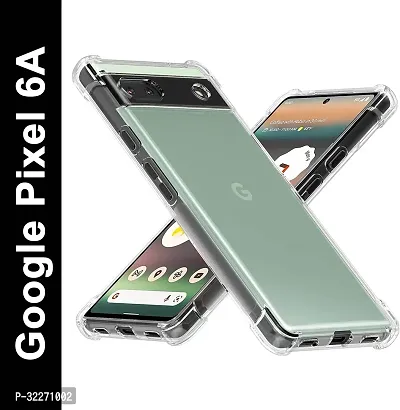 Bumper Case For Google Pixel 6A Transparent Shock Proof Silicon Pack Of 1-thumb0