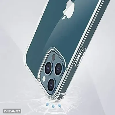 Back Cover For Iphone 13 Transparent Shock Proof Silicon Pack Of 1-thumb2